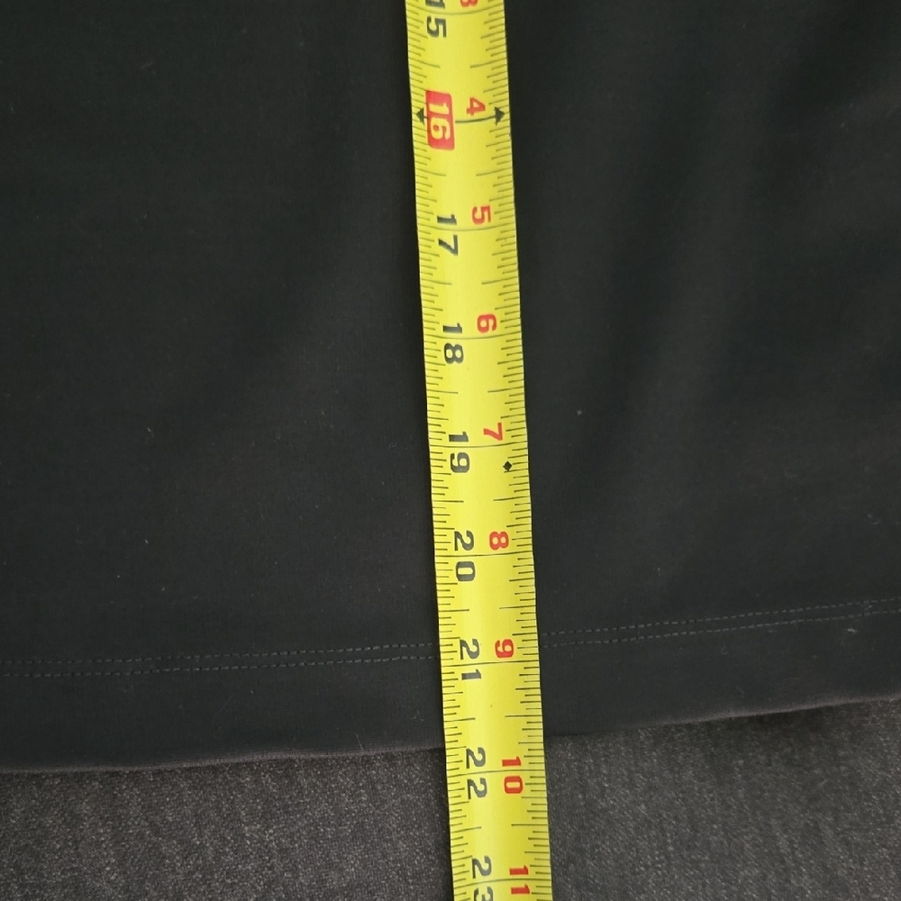 Duluth Trading Co Size 8 Wide Waist Band Black Stretchy Pencil Skirt - Picture 10 of 10